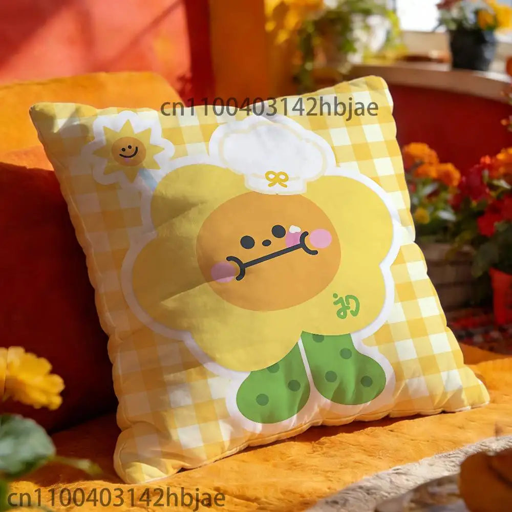Thai CP JoongDunk Pillow Case For Sofa Decor Car Office Room Printing Cushion Cover Decorations and Protector