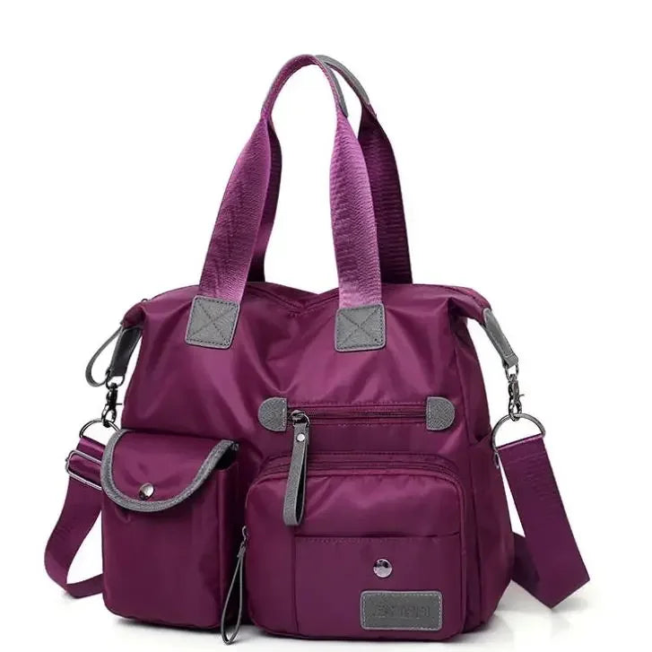 New Women's Casual Fashion Mommy Bag Oxford Handbag Large Capacity Waterproof Travel Bag