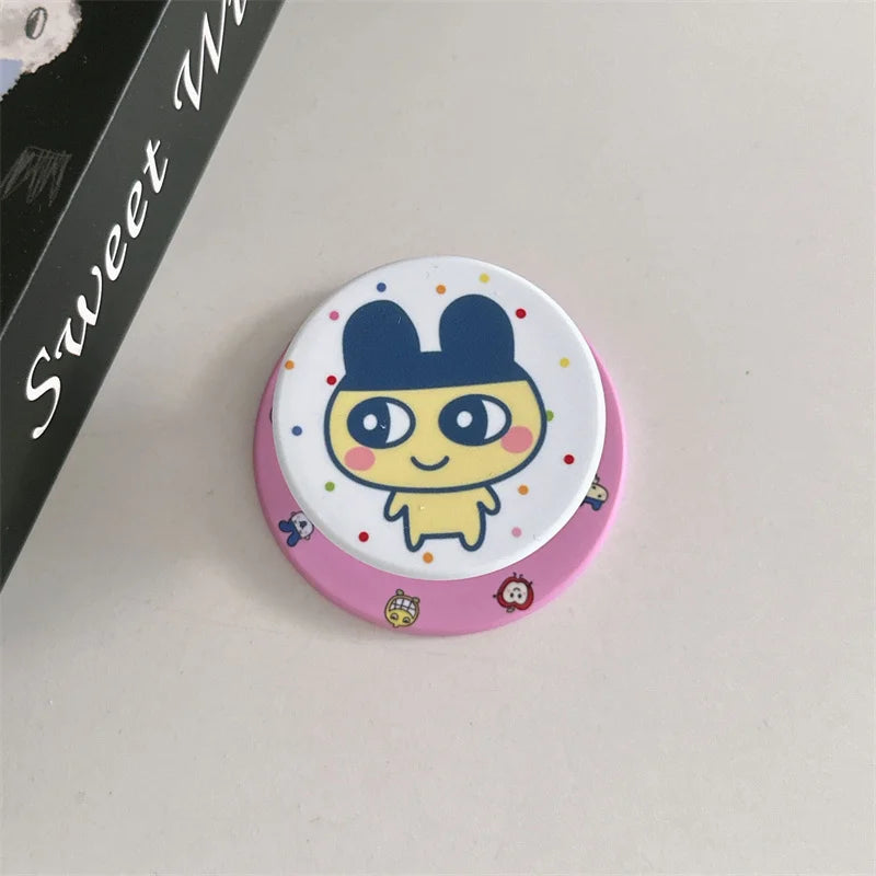 Cute Cartoon Animal Magnetic Phone Case For iPhone 16 Pro 15 14 13 Pro Max Back Cover with Magsafe Stand Holder Cases Kawaii