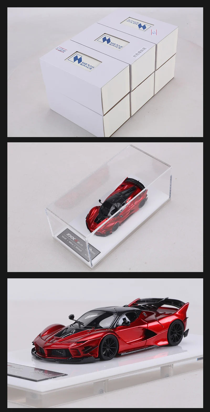MerakSpace 1:64 FXXK EVO Resin Model Car Limited Edition99