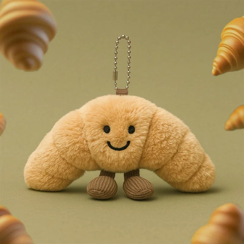 Cartoon Christmas Peanut Doll Plush Toy Bag Pendant Keychain Christmas Gift