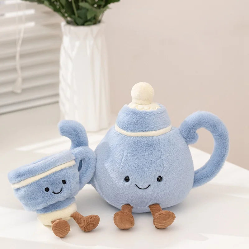 Jellycat's latest afternoon tea series stuffed plush toys, figurines, cartoon anime, cute children's birthday gifts, fun dolls