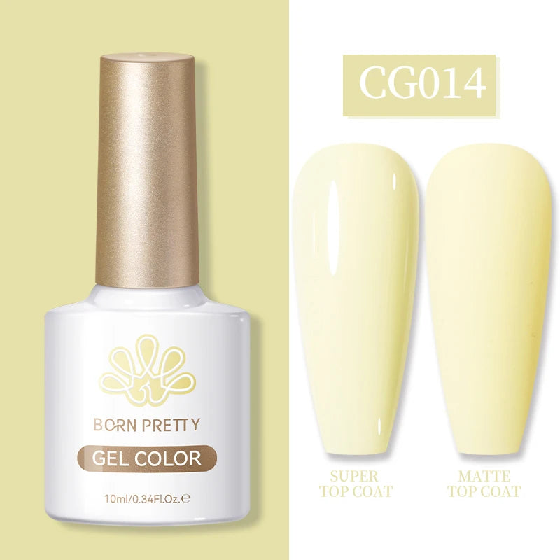 BORN PRETTY  Matte Top Coat Gel Polish 10ml Full Coverage Long Lasting Gorgeous Color Soak Off UV LED Nail Art Salon DIY Home