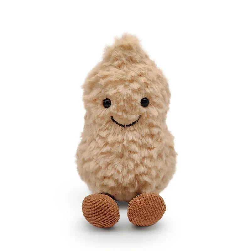 Cartoon Christmas Peanut Doll Plush Toy Bag Pendant Keychain Christmas Gift