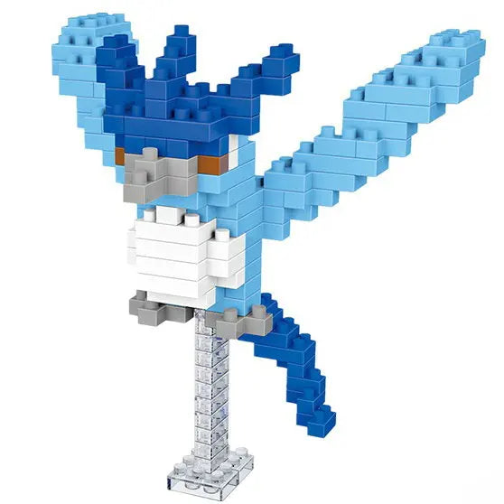 DIY Pokemon Blocks Small Cartoon Mini Building Block Pikachu Charizard Eevee Mewtwo Anime Assemble Action Model Dolls Toys