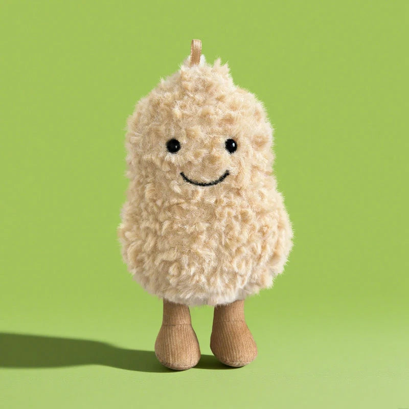 12cm Halloween Fun Cat Peanut Plush Toy Soft Creative Dolls Cute Cartoon Stuffed Cat Elk Doll Funny Kids Christmas Birthday Gift