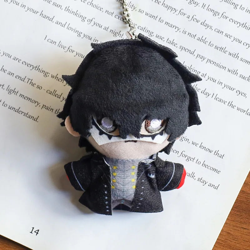 Kawaii Anime Persona Plush Doll Peripheral Keychain Cute Cartoon Persona Stuffed Animals Plush Doll Pendant Keychain Toys Gifts