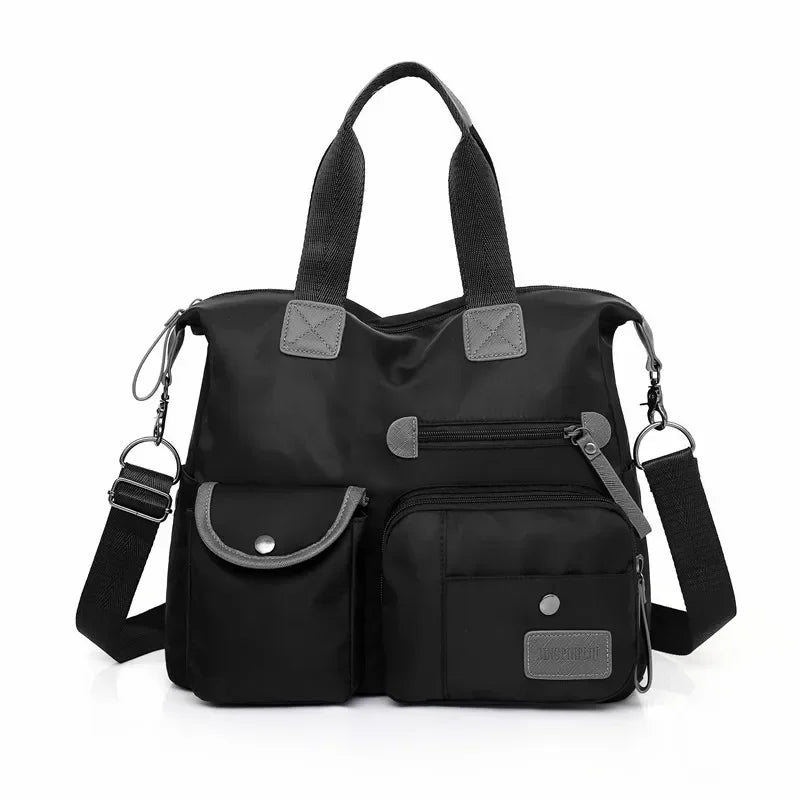 New Women's Casual Fashion Mommy Bag Oxford Handbag Large Capacity Waterproof Travel Bag