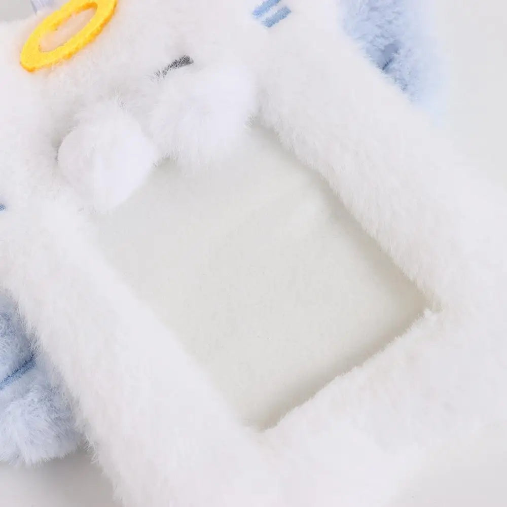Cartoon Cute Plush Photocard Case Cartoon Bag Keychain Fox Photocard Case Student Card Holder Idol Photos Protective Cover