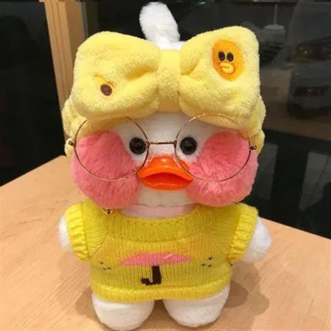 30cm Pato Plush Lalafanfan Duck Cute Stuffed Toys yellow Duck Hug  Flifan Duck Kawaii Plushes Animal Plushies Pillow Soft Toy