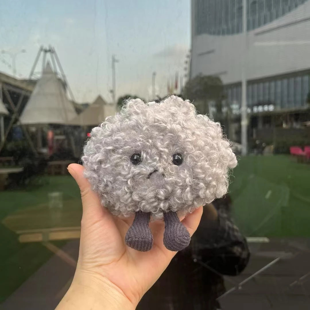 Jelly Cat 10cm Sad Clouds 10cm Pendant 10cm Gray Clouds Package Doll Companion Ornaments Pet Toys Interactive Gifts