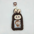 1pc Cartoon Plush Cloth Purse Card Bag Plush Small Wallet Bank Card Storage Bag