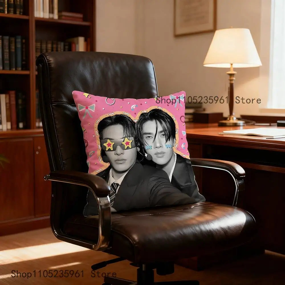 Thai CP JoongDunk Pillow Case For Sofa Decor Car Office Room Printing Cushion Cover Decorations and Protector