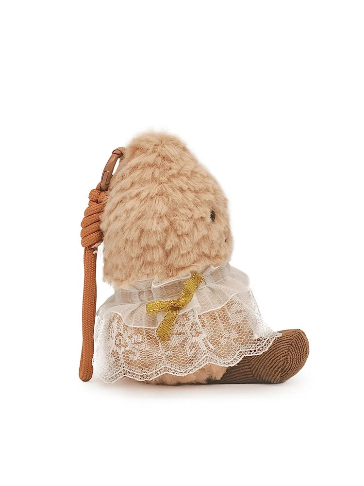 Adorably Peanut Plush Toys Live Room Decor Pendant Stuffed Backpack Keychain Doll Cute Anime Gift for Kids