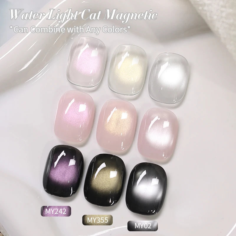 BORN PRETTY 10ml Pink Water Light Cat Magnetic Gel Polish Spaking Glitter UV LED Soak Off Gel Varnish Crystal DIY Manicure