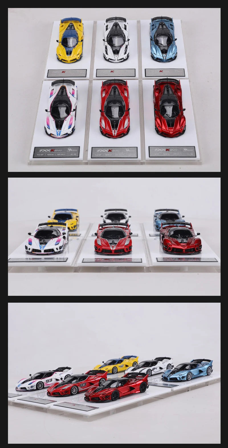 MerakSpace 1:64 FXXK EVO Resin Model Car Limited Edition99