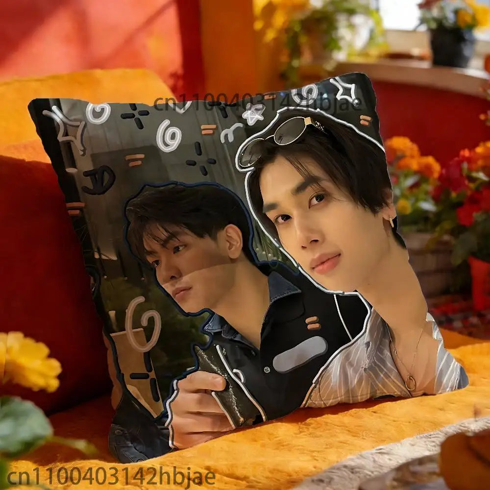 Thai CP JoongDunk Pillow Case For Sofa Decor Car Office Room Printing Cushion Cover Decorations and Protector