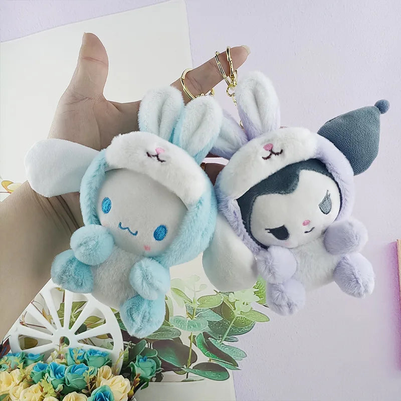 Cute Sanrio Into Baby Rabbit Keychain Doll Pendant Into Rabbit Gift Doll Plush Toy