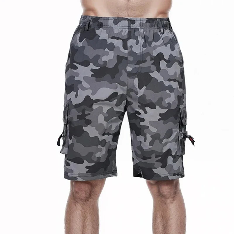 Lightweight Tactical Shorts Mens Casual Cargo Short Pants Summer Multi-Pockets Workwear Outdoor Sports Running Essentials Shorts