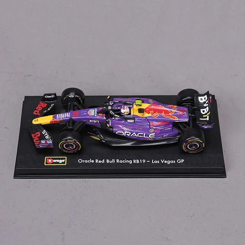 New Year Special Offer Bburago 1:43 F1 Series Alloy Miniature Diecast Model  Monaco Mcl60 Amg W14 E Las Vegas Rb19 Toys Kid Gift