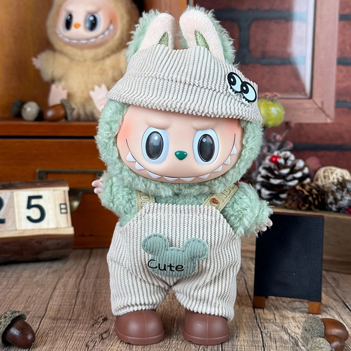 Cute Mini Doll's Clothes Outfit Accessories for Labubu v1/v2 Clothes Set Decoration Kid Toy Gift