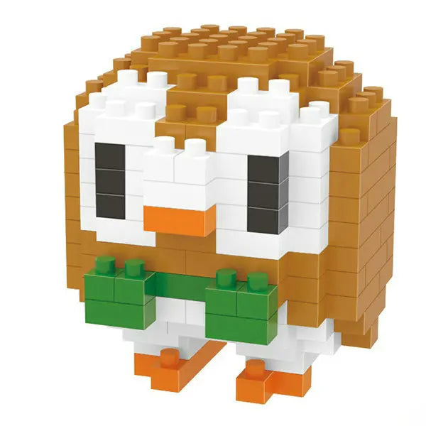 DIY Pokemon Blocks Small Cartoon Mini Building Block Pikachu Charizard Eevee Mewtwo Anime Assemble Action Model Dolls Toys