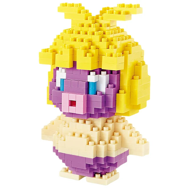 DIY Pokemon Blocks Small Cartoon Mini Building Block Pikachu Charizard Eevee Mewtwo Anime Assemble Action Model Dolls Toys