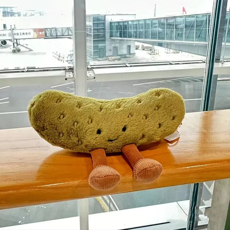 Jellycat Fun Vegetable Potato Plush Toy Pickled Cucumber Coffee Bean Doll Creative Personality Soothing Doll Girl Birthday Gift
