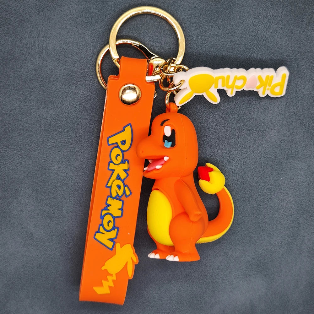 2024 the New Pokemon Keychain Pikachu Koda Duck Pendant Jewelry Figurines Doll Cartoon