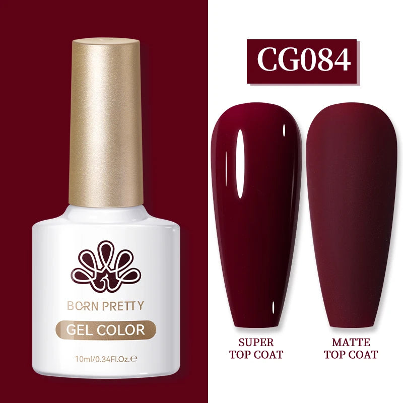BORN PRETTY  Matte Top Coat Gel Polish 10ml Full Coverage Long Lasting Gorgeous Color Soak Off UV LED Nail Art Salon DIY Home