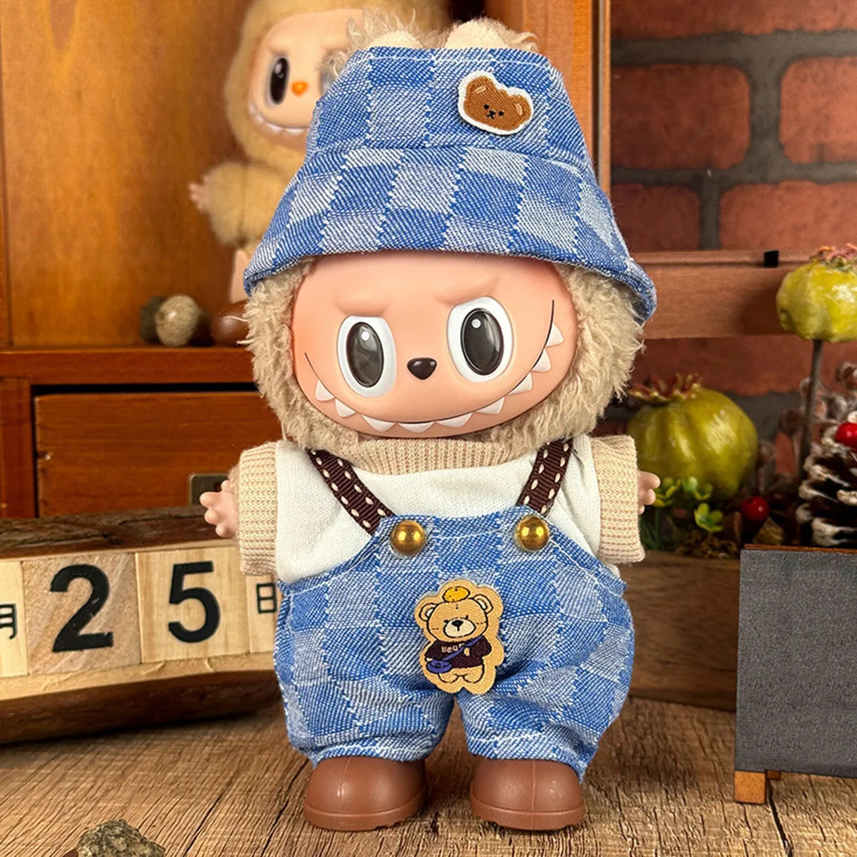 Cute Mini Doll's Clothes Outfit Accessories for Labubu v1/v2 Clothes Set Decoration Kid Toy Gift