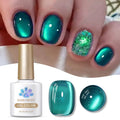 BORN PRETTY 10ml Pink Green Purple Cat Magnetic Gel Water Light Glitter Soak Off UV Gel Semi Permanent Manicure Nail Art Varnish