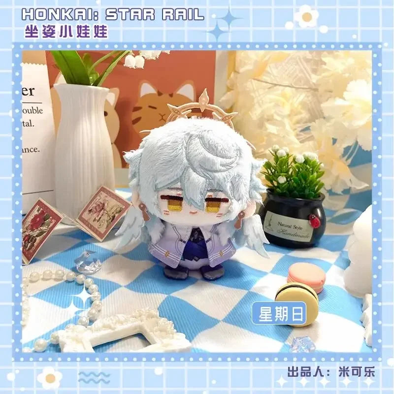 10cm Dostoevsky Pendant Plush Dolls Mini Soft Bungo Stray Dogs Keychain Bag Dolls Edogawa Rampo Plush Toys Dazai Osamu XMAS Gift