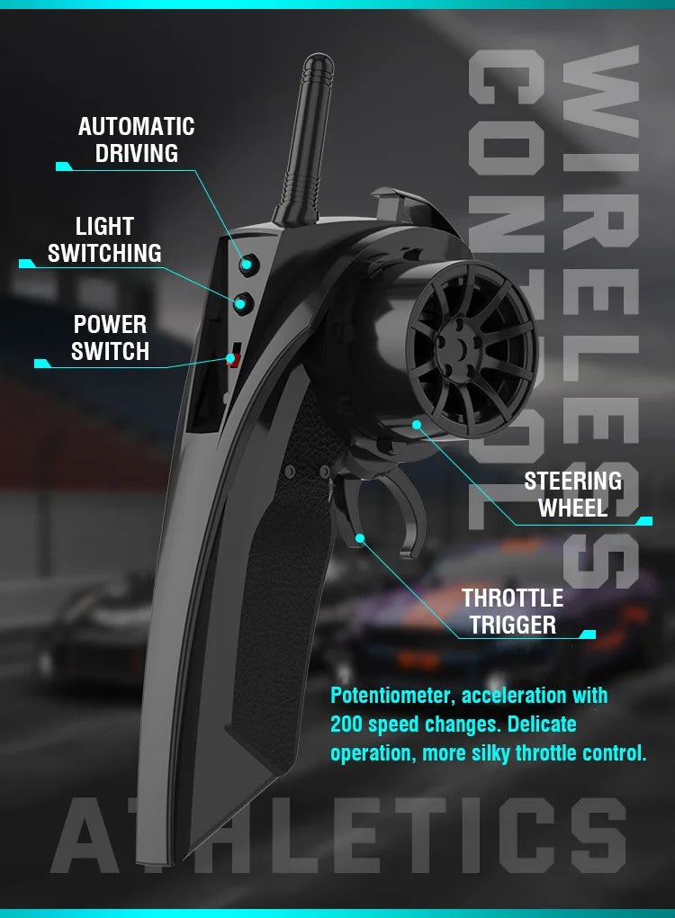 1/14 Large Remote Control Drift Car 2.4G 50km/h High Speed Electric RC Racing Supercar Toys for Boys Children's Birthday Gift