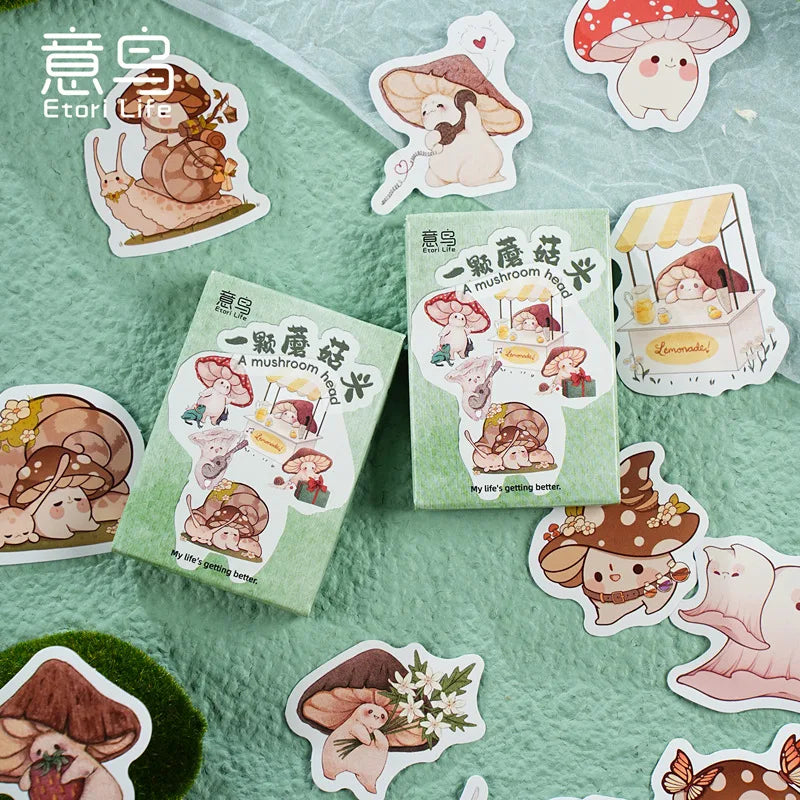 30 Pcs Kawaii Paper Sticker Set Deep Forest Self-adhesive Stationery Stickers For Arts Craft Diy Scrapbooking Diary Album Planne