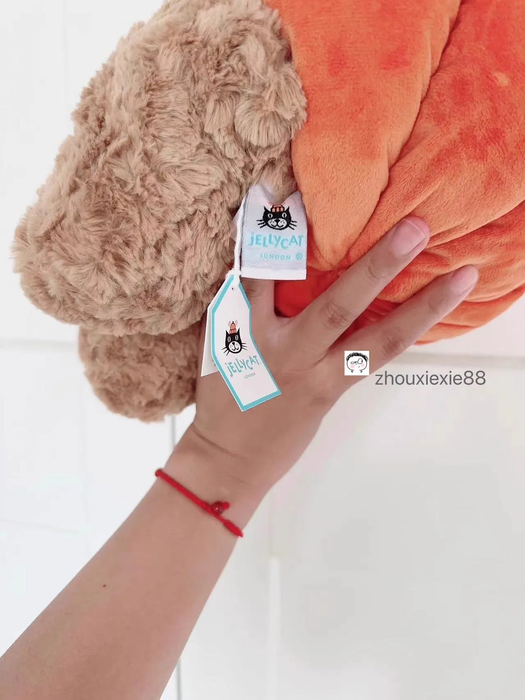 35cm Jellycat Fun Barcelona Bear Handheld Doll Stuffed Plush Toy Doll Cartoon Anime Cute Children's Birthday Gift Doll