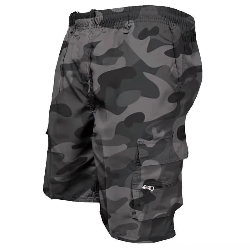 Lightweight Tactical Shorts Mens Casual Cargo Short Pants Summer Multi-Pockets Workwear Outdoor Sports Running Essentials Shorts