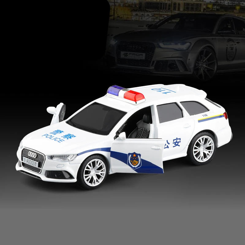 1:36 RS6 Station Wagon Car Model Alloy Diecasts Toy Vehicles Car Metal Model High Simulation Pull Back Collection Childrens Gift