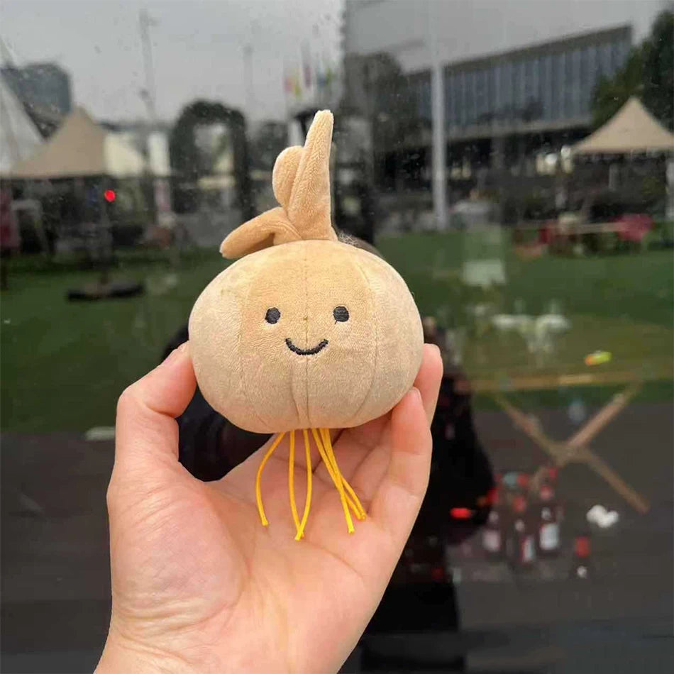 2025 Peach Pear Cherry Plush Doll Smiling Face Fruit Series Home Bedroom Decoration Pet Interactive Toy Birthday Gift