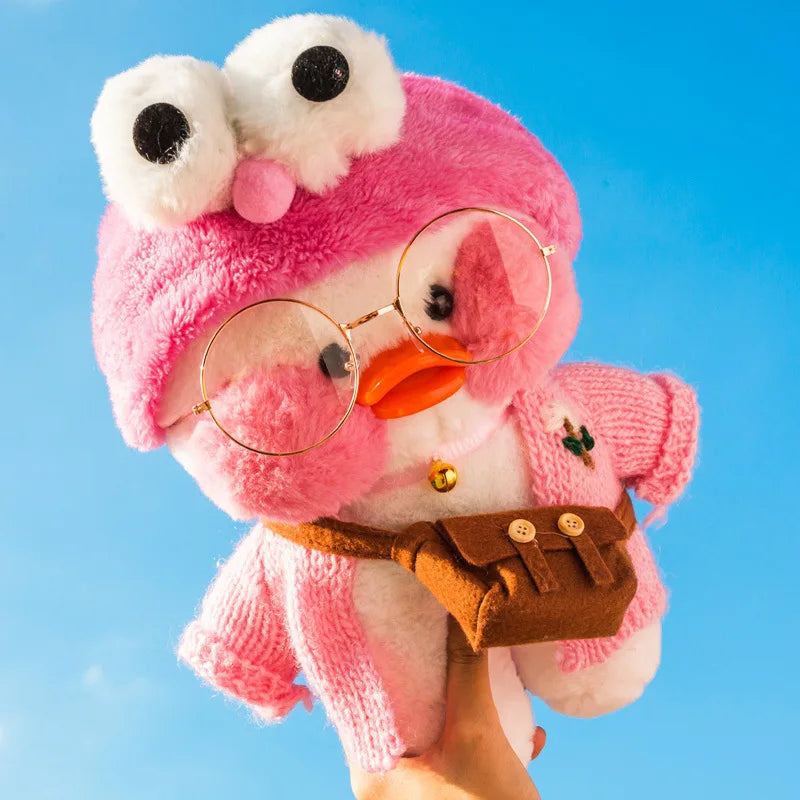 30cm Kawaii Lalafanfan Duck Plush Toy Cartoon Lalafanfan Duck Doll Soft Stuffed Animal Plushie Birthday Gifts For Girl Children