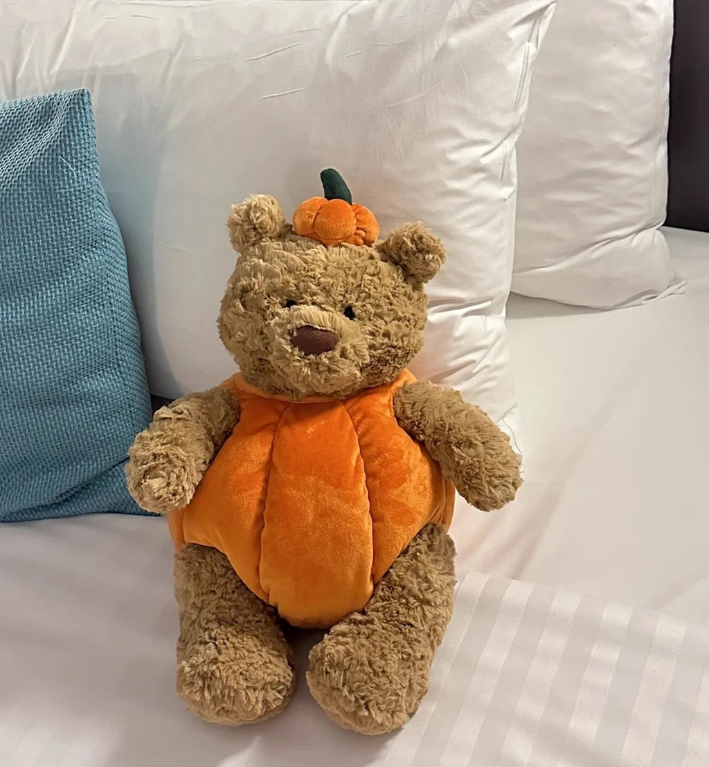 35cm Jellycat Fun Barcelona Bear Handheld Doll Stuffed Plush Toy Doll Cartoon Anime Cute Children's Birthday Gift Doll