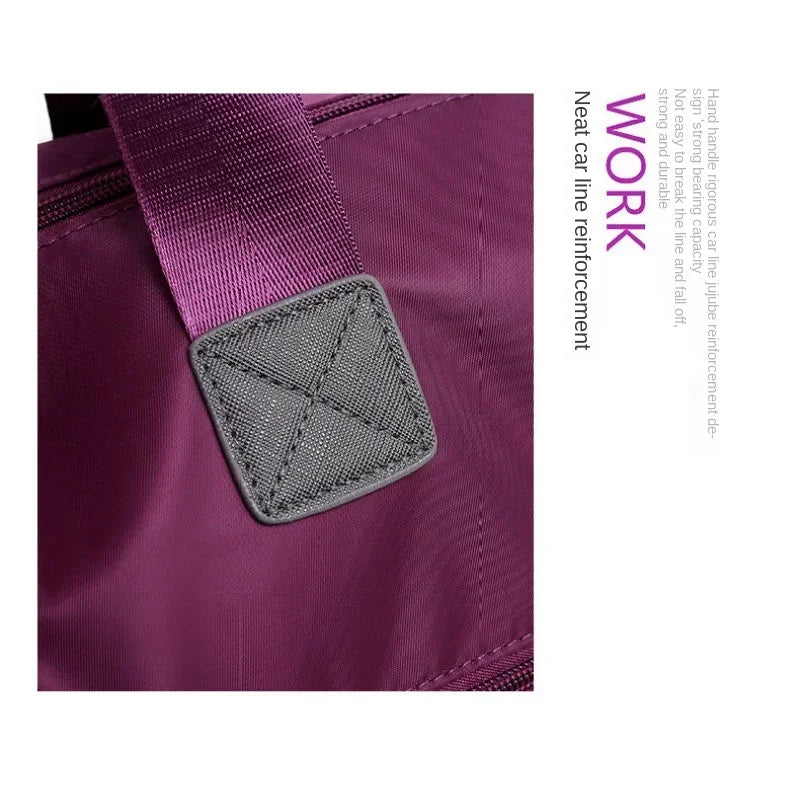 New Women's Casual Fashion Mommy Bag Oxford Handbag Large Capacity Waterproof Travel Bag