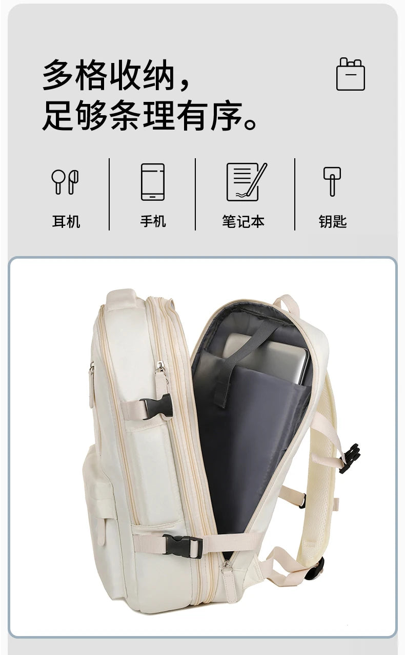 New Airplane-Specific Backpack, Boarding Hand Luggage Backpack, Airplane Travel Laptop Backpack, Student Backpack, Unisex Backpack, Short-Distance Business Trip