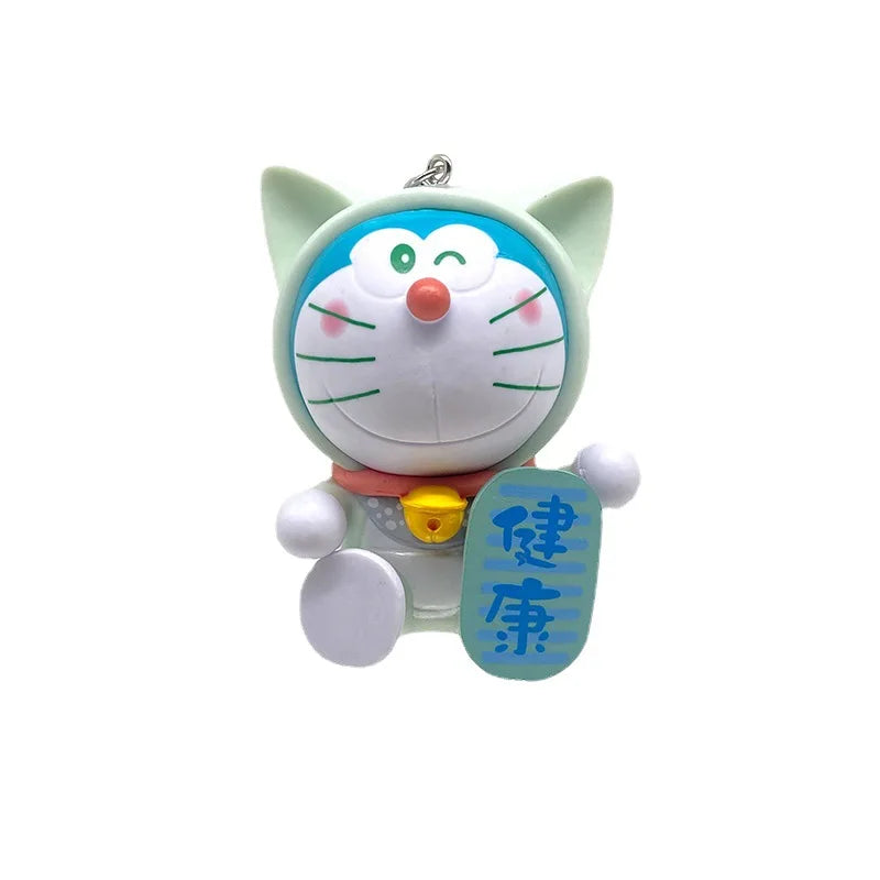 8 Doramon Blessing Doll Jingle Cat Cake Decoration Twist Egg Blind Box Doll Key Chain