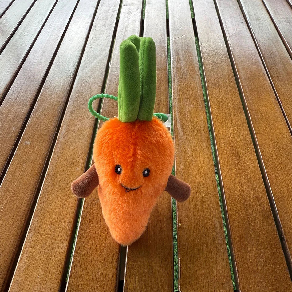 2025 Peach Pear Cherry Plush Doll Smiling Face Fruit Series Home Bedroom Decoration Pet Interactive Toy Birthday Gift