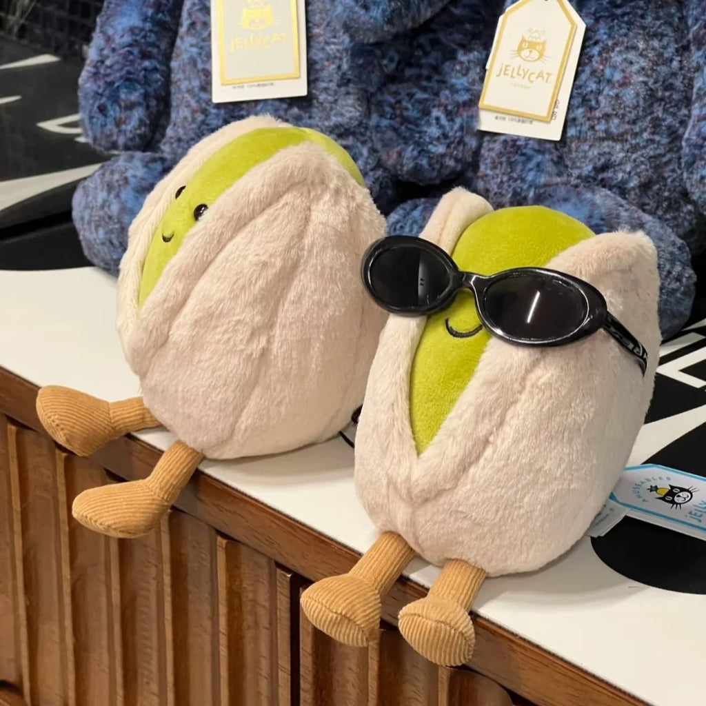 JELLYCAT 12cm Pistachio Doll Cartoon British Style Pistachio Plushies Pistachio Plushies Children's Room Decor Birthday Gifts