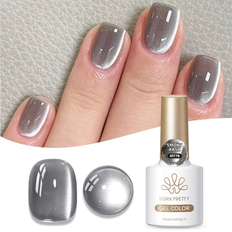 BORN PRETTY 10ml Brown Purple Black Red Cat Magnetic Gel Polish Manicure Soak Off UV Gel Nail Art Varnish Autunm Winter Nails