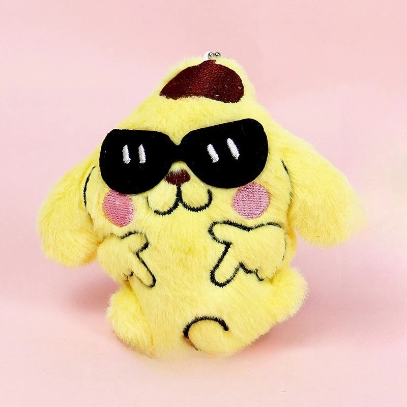 Miniso Halloween decorations Little Demon Sanrio Plush pendant Apiao style Kulomi bag hanging decoration