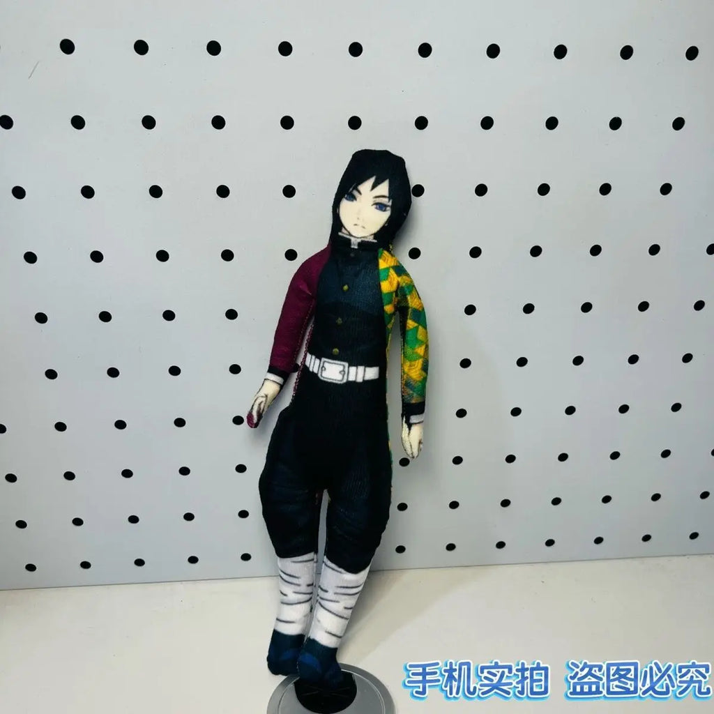Anime Demon Slayer Plush Cotton Stuffed Doll cartoon Tanjirou Sanemi Giyuu Slender Twistable Shape Abstract Model Decoration