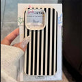 Minimalist Colorful Striped Texture Phone Case For iPhone 17 Air 16 Pro Max 15 14 Plus 13 12 11 Shockproof Silicone Back Cover